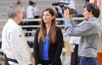  L'aïkido traditionnel interview de la télévision Toulousaine 